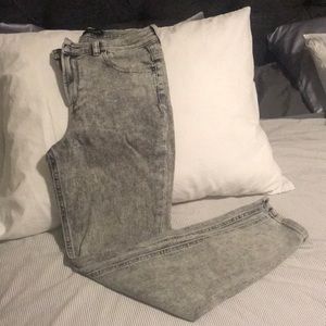 Express high rise ankle legging jean